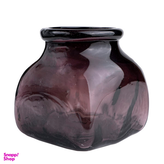 گلدان شیشه‌ای مدل مکعب کد 2