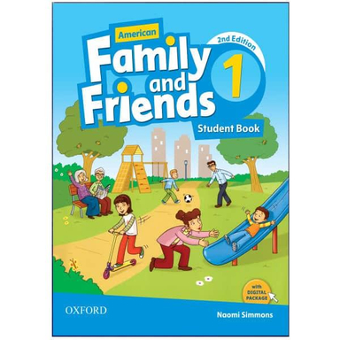 کتاب American Family and Friends اثر Naomi Simmons نشر آکسفورد جلد 1
