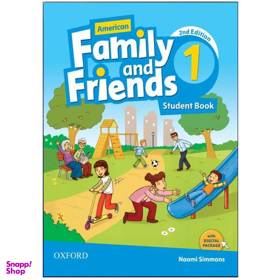 کتاب American Family and Friends اثر Naomi Simmons نشر آکسفورد جلد 1