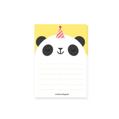 کاغذ یادداشت کیوتی مدل Happy Panda Bear بسته 30 عددی