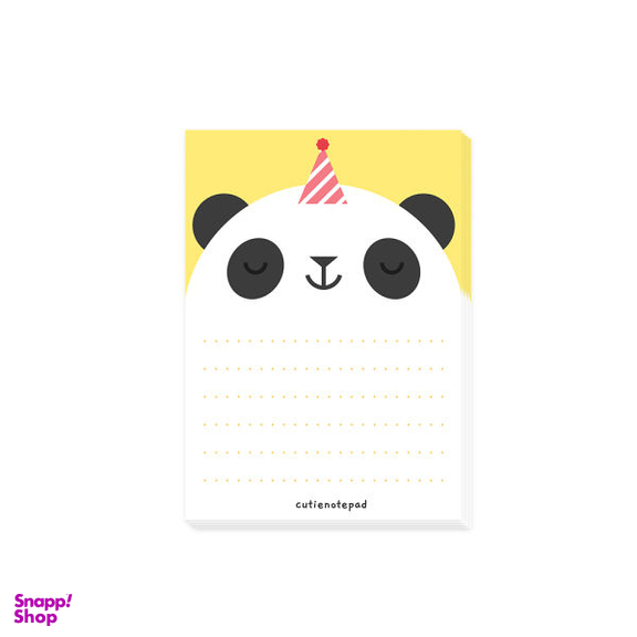 کاغذ یادداشت کیوتی مدل Happy Panda Bear بسته 30 عددی
