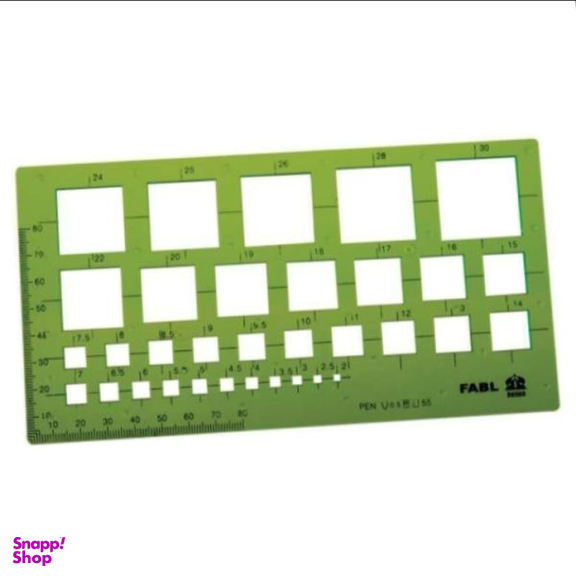 شابلون فابل مدل مربع