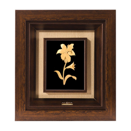 تابلو طلاکوب الون طرح گل شماره 1