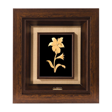 تابلو طلاکوب الون طرح گل شماره 1