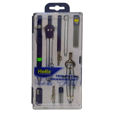 ست پرگار 9 تکه هلیکس مدل T65X10