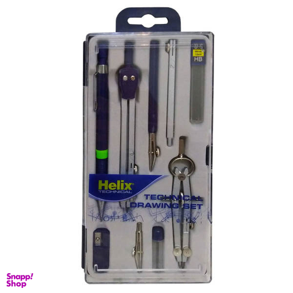 ست پرگار 9 تکه هلیکس مدل T65X10