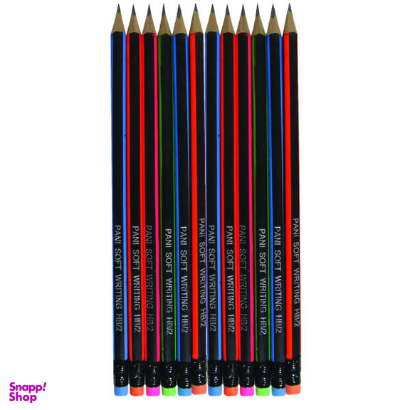 مداد مشکی پانی مدل SOFT بسته 12 عددی