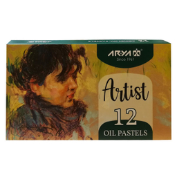 پاستل روغنی 12 رنگ آریا مدل Permium-02 کد 85306