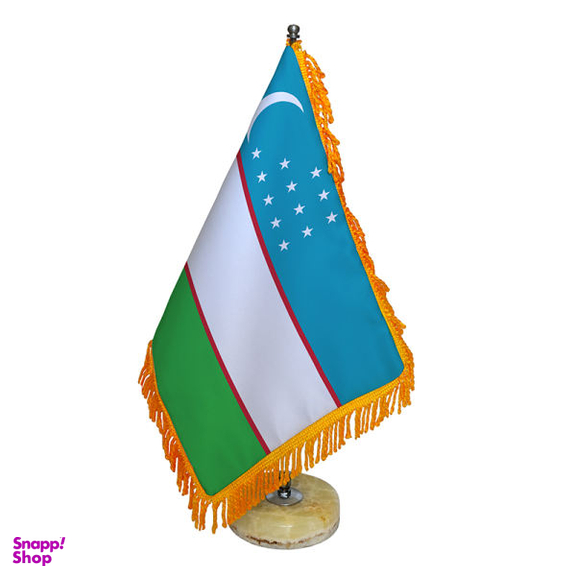 پرچم رومیزی مدل ازبکستان کد 5208