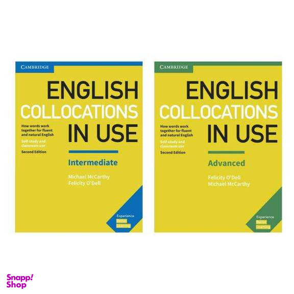 کتاب English collocation in use اثر M. McCarthy and F.ODell انتشارات Cambridge دو جلدی