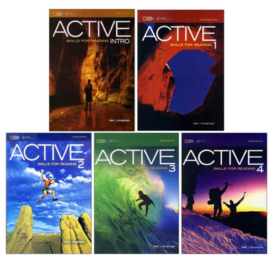 کتاب Active Skills For Reading 3rd Edition اثر Neil J. Anderson نشر اف تی پرس 5 جلدی