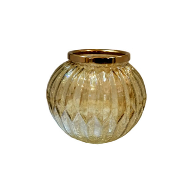 گلدان شیشه ای مدل توپی خورشیدی