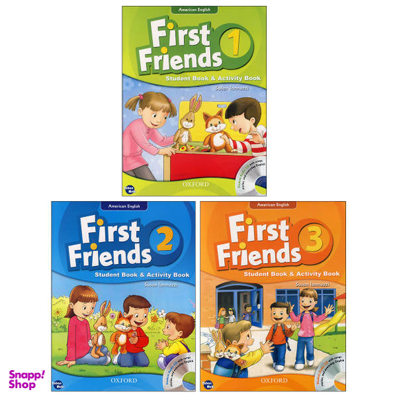 کتاب American First Friends اثر Susan lannuzzi انتشارات زبان مهر مجموعه 3 جلدی