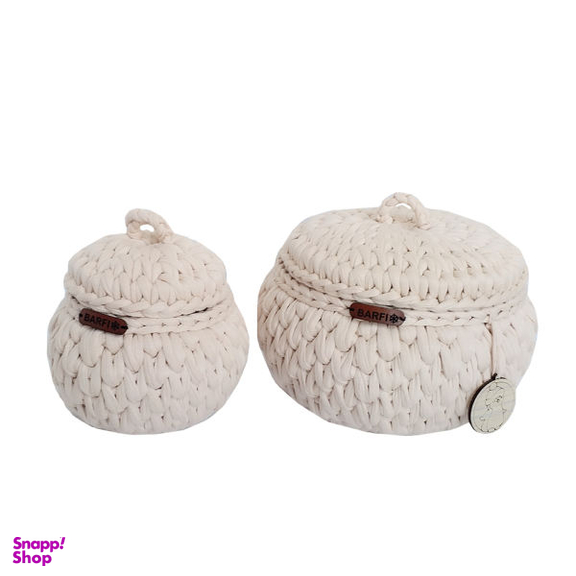 سبد قلاب بافی تریکو برفی کد 251 مجموعه دو عددی