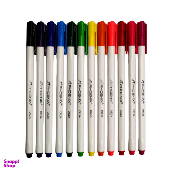 روان نویس فونیکس مدل دلسا بسته 12 عددی