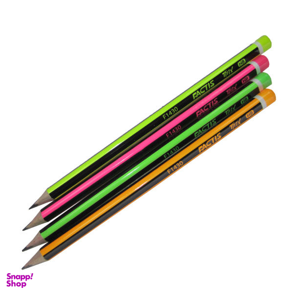 مداد مشکی فکتیس کد F1430 بسته 4 عددی