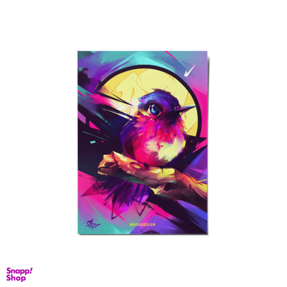 کارت پستال ماسا دیزاین طرح پرنده کد postv274