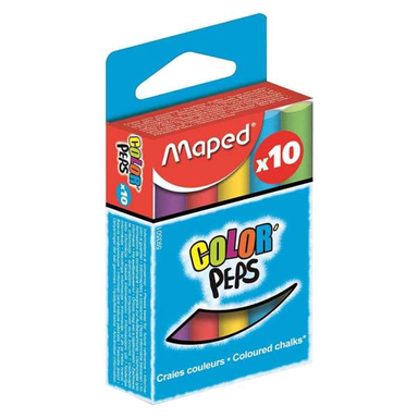 گچ رنگی مپد (Maped) مدل Color Peps بسته 10 عددی