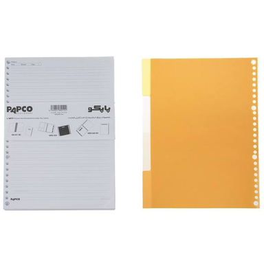 کاغذ کلاسور پاپکو (Papco) بسته 100 عددی