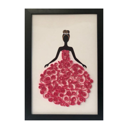 تابلو ملیله کاغذی طرح ملکه مدل FN-8782 کد 02