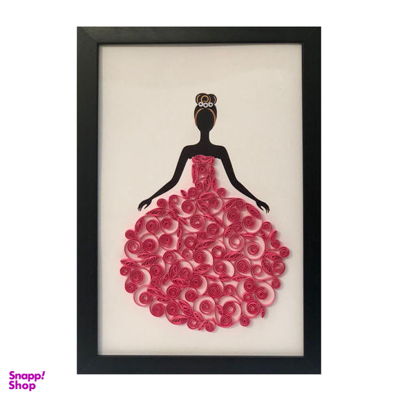 تابلو ملیله کاغذی طرح ملکه مدل FN-8782 کد 02