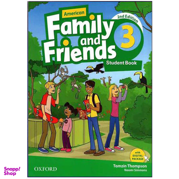 کتاب American Family and Friends 2nd 3 اثر Naomi Simmons انتشارات هدف نوین