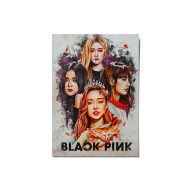 کارت پستال ماسا دیزاین طرح BLACK PINK مدل stkv0128