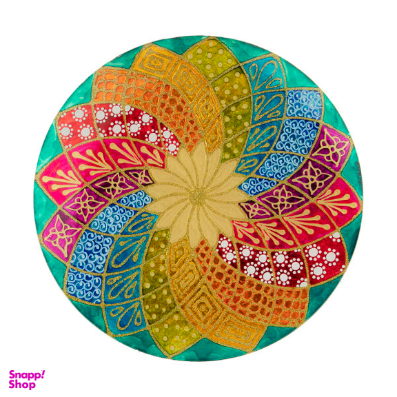 ظرف شیشه ای مدل رنگین کمان کد 01