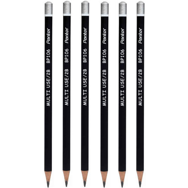 مداد مشکی پنتر مدل BP104 کد 06 بسته 6 عددی