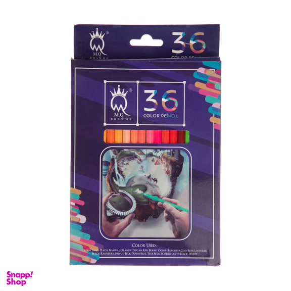 مداد رنگی 36 رنگ ام کیو مدل MQ-00036G