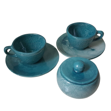 ست 5 تکه چایخوری سرامیکی کد F23