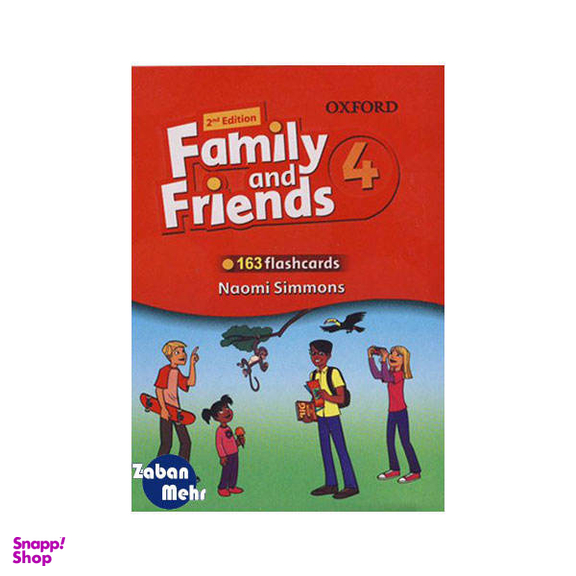 فلش کارت Family And Friends 4 British انتشارات زبان مهر