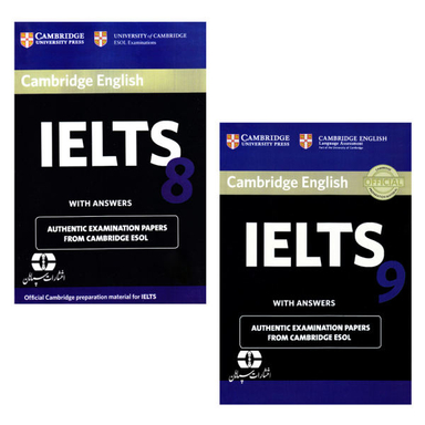 کتاب Cambridge English IELTS اثر جمعی از نویسندگان نشر سپاهان جلد 8 و 9