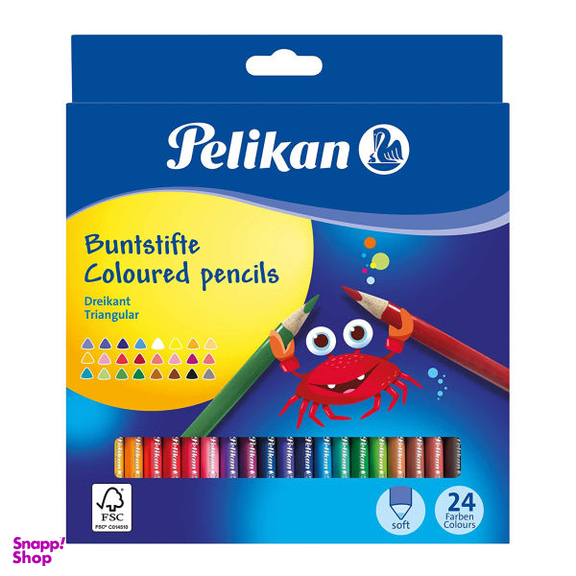 مداد رنگی 24 رنگی پلیکان مدل Pelikan