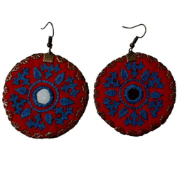 گوشواره سوزن دوزی کد B63