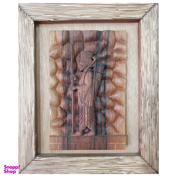 تابلو منبت کاری مدل سرباز هخامنشی کد T06