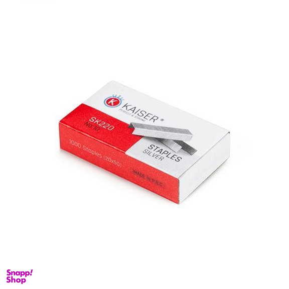سوزن منگنه کایزر کد SK220 سایز 10بسته 1000 عددی