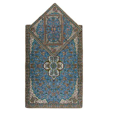 سجاده و جانماز ترمه ابریشم مدل شاه عباسی کد 658