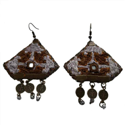 گوشواره سوزن دوزی کد B38