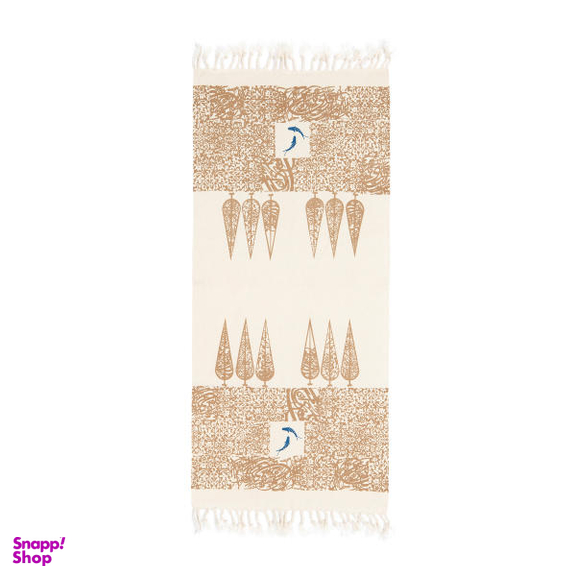 رومیزی چاپ دستی گدار مدل باغ کاشی