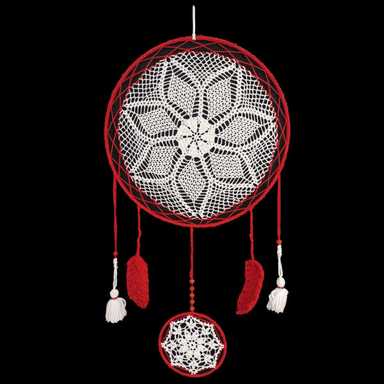 آویز دریم کچر مدل دانه برفی کد 2