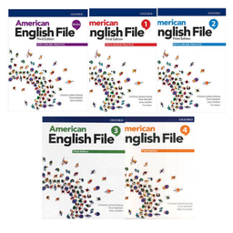 کتاب American English File Third Edition اثر جمعی از نویسندگان نشر ابداع 5 جلدی