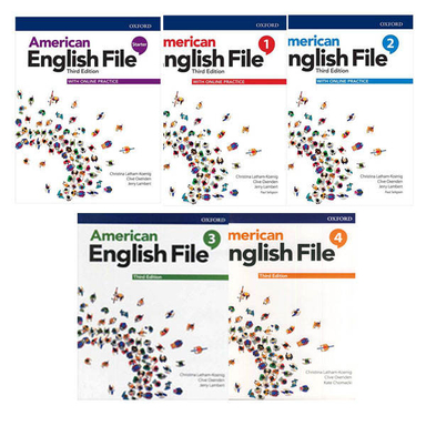 کتاب American English File Third Edition اثر جمعی از نویسندگان نشر ابداع 5 جلدی
