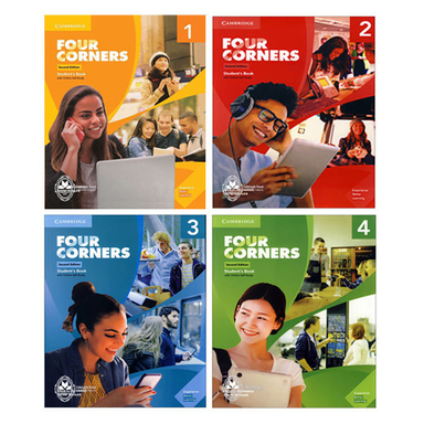 کتاب Four Corners 2nd Edition اثر Jack C. Richard And David Bohlke انتشارات اشتیاق نور 4 جلدی