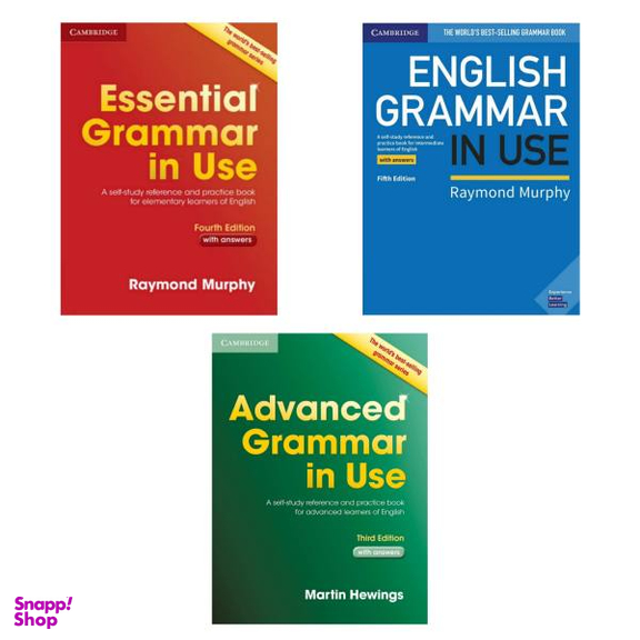کتاب Grammar in Use اثر جمعی از نویسندگان انتشارات کمبریج 3 جلدی