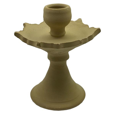 شمعدان سفالی خام کد Sh100