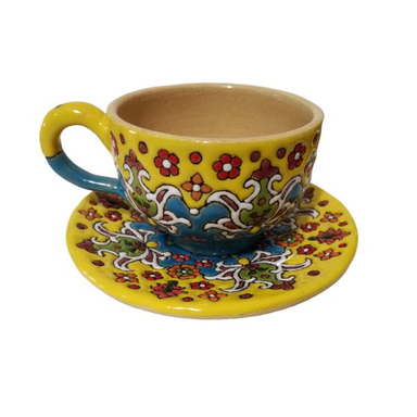 ست فنجان و نعلبکی میناکاری کد 86