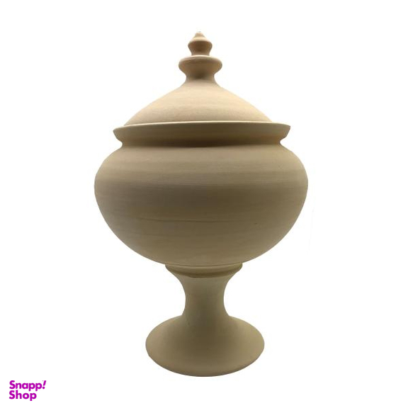 شکلات خوری سفالی خام مدل پایه دار کد 20