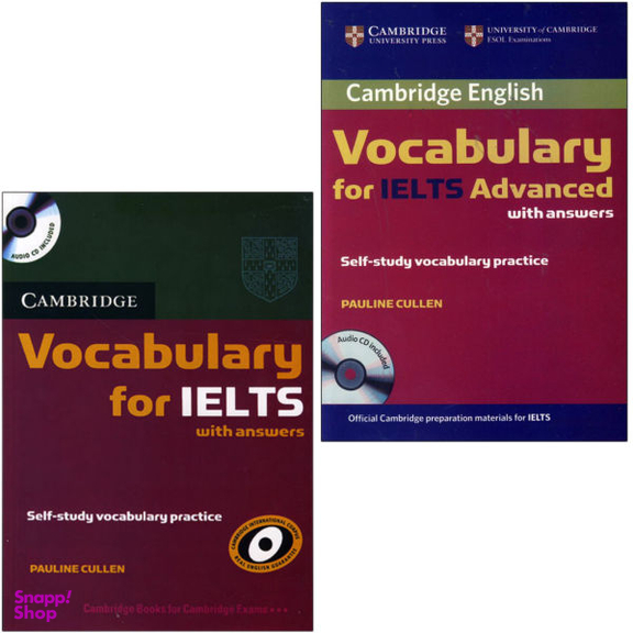 کتاب Vocabulary for IELTS اثر pauline cullen انتشارات کمبریدج 2 جلدی