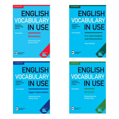 کتاب English Vocabulary in Use اثر جمعی از نویسندگان انتشارات کمبریج 4جلدی